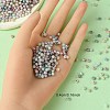 300Pcs Faceted Electroplated Glass Beads Strands GLAA-YW0003-38-3