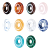  10Pcs 10 Styles Natural & Synthetic Gemstone Pendants G-NB0003-91-1