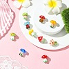 10Pcs 10 Colors Handmade Lampwork Beads LAMP-CJ0002-81-6
