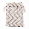 Christmas Theme Cotton Fabric Cloth Bag ABAG-H104-B22-2