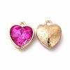 Faceted Glass Rhinestone Pendants GLAA-I051-B20-1