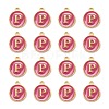 Golden Plated Alloy Enamel Charms X-ENAM-S118-08P-2