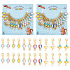 Hot Air Balloon Pendant Stitch Markers HJEW-AB00403-1