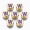 Alloy Enamel Beads X-ENAM-S122-029W-RS-1