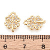 Brass Micro Pave Cubic Zirconia Charms X1-KK-N263-117G-3