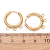 304 Stainless Steel Huggie Hoop Earring Findings STAS-D183-03A-G-2