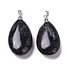 Natural Glaucophane Pendants G-D084-01P-B14-2