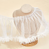 2Yards Polyester Pleated Lace Trim OCOR-CY0003-23B-6
