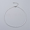 Faceted Glass Beaded Necklaces NJEW-JN02553-09-1