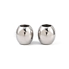 Smooth 304 Stainless Steel Beads STAS-Q146-P-3