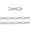 Non-Tarnish 3.28 Feet 304 Stainless Steel Paperclip Chains X-STAS-H111-04P-A-2