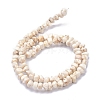 Natural Magnesite Beads Strands TURQ-P001-02A-11-2