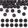 30Pcs Pave Disco Ball Beads RB-TA0001-26B-1