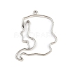 Zinc Alloy Open Back Bezel Pendants PALLOY-D580-05P-E-1