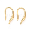 Rack Plating Eco-friendly Brass Earring Hooks KK-D075-09G-RS-1