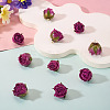 10Pcs Preserved Rose Pendants KY-TA0001-59B-5