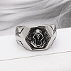 316L Surgical Stainless Steel Finger Rings for Men FS-WG2869D-02-2
