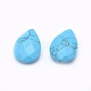 Synthetic Turquoise Cabochons X-G-P384-D04-3