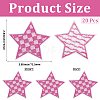 20Pcs Polyester Clothing Patches DIY-CY0002-35B-2