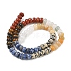 Natural Red Jasper & Tiger Eye & Blue Spot Jasper & Dalmatian Jasper & Topaz Jade & Tianshan Cui Quartzite Beads Strands GG-CBA9281-A08-5x8mm-4