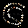 Natural Eagle Eye Stone Beads Strands G-K389-A02-01-4