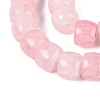 Ombre Effect Dyed Glass Beads Strands GLAA-Q106-05B-A01-3