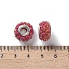 AB Color Resin Rose Flower European Beads RESI-M001-05L-3