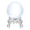 Zinc Alloy Crystal Sphere Stand ODIS-WH0816-004P-1