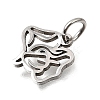 304 Stainless Steel Charms SA-CBA4CE0-01P-D-2