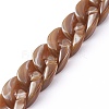 Handmade Acrylic Curb Chains AJEW-JB00679-07-3