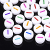Initial Acrylic Beads X-OACR-E001-20I-1