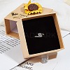 Kraft Paper Jewelry Ring Box CON-BC0005-87-8