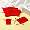 30Pcs Rectangle Velvet Pouches TP-FS0001-02D-9