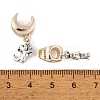 Rack Plating Tibetan Style Alloy European Dangle Charms FIND-C055-11B-AS-3