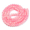 Crackle Baking Paint Imitation Jade Glass Beads Strands DGLA-T003-10mm-02-3