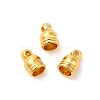 Rack Plating Brass Cord Ends KK-Q772-23G-2