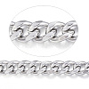 304 Stainless Steel Cuban Link Chains CHS-P003-24A-1