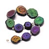 Natural Druzy Quartz Crystal Beads Strands G-F582-A07-2