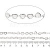 304 Stainless Steel Heart Link Chains CHS-A016-34B-P01-2