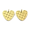 Ion Plating(IP) 316L Surgical Stainless Steel Pendants STAS-D090-05G-1