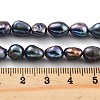 Dyed Natural Cultured Freshwater Pearl Beads Strands PEAR-P062-28F-5