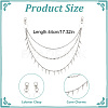 304 Stainless Steel Cable Chains for Jeans Pants HJEW-DR00160-2