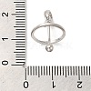 Anti-Tarnish Rhodium Plated 925 Sterling Silver Locket Style Planet Pinch Bails LS-STER-NH0001-55C-P-5