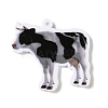 Opaque Printed Acrylic Pendants SACR-F018-01C-1