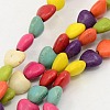 Heart Synthetic Turquoise Beads Strands TURQ-G141-C-03-1