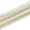 Iron Rhinestone Cup Chains CH-T006-04S-07-1
