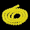 Transparent Glass Beads Strands EGLA-A034-T8mm-MD29-4
