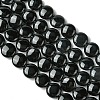 Natural Black Onyx Beads Strands G-H1310-1-2