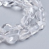 Natural Quartz Crystal Beads Strands X-G-G841-A12-3