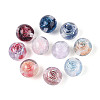 Transparent Inner Flower Resin Beads X-RESI-T061-08M-2